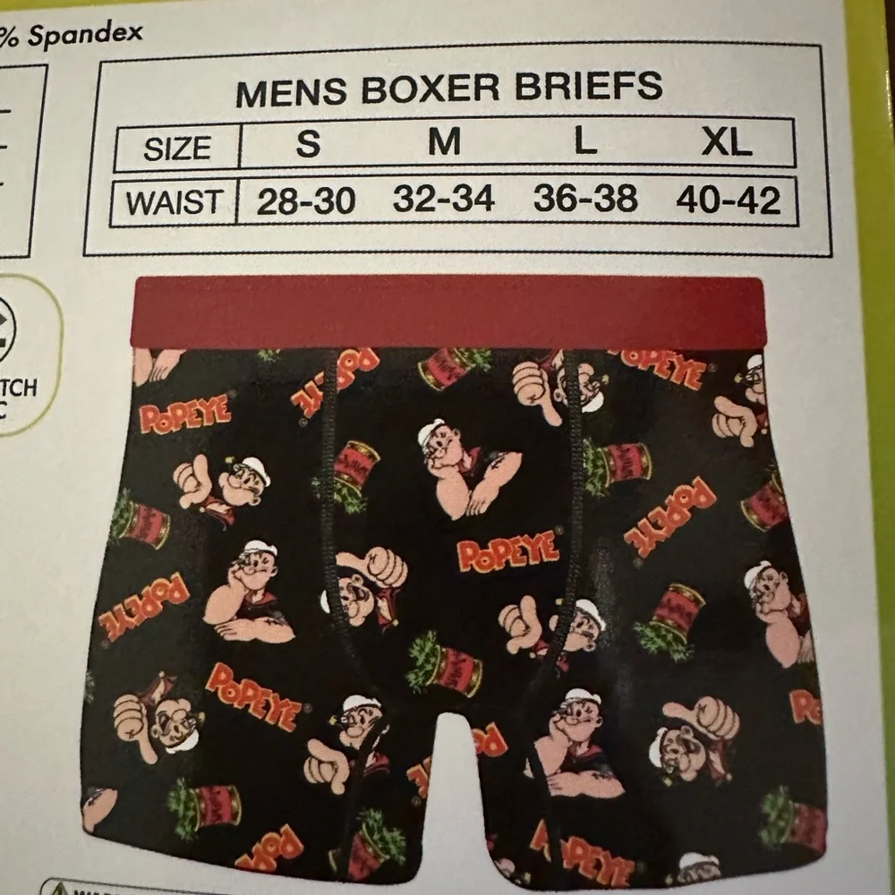 🌵 3/$15 Men's Popeye Boxer Brief (see description)